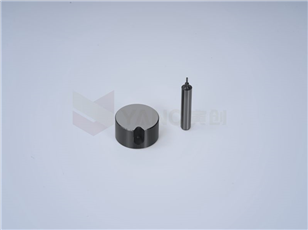 Tungsten carbide punch and die